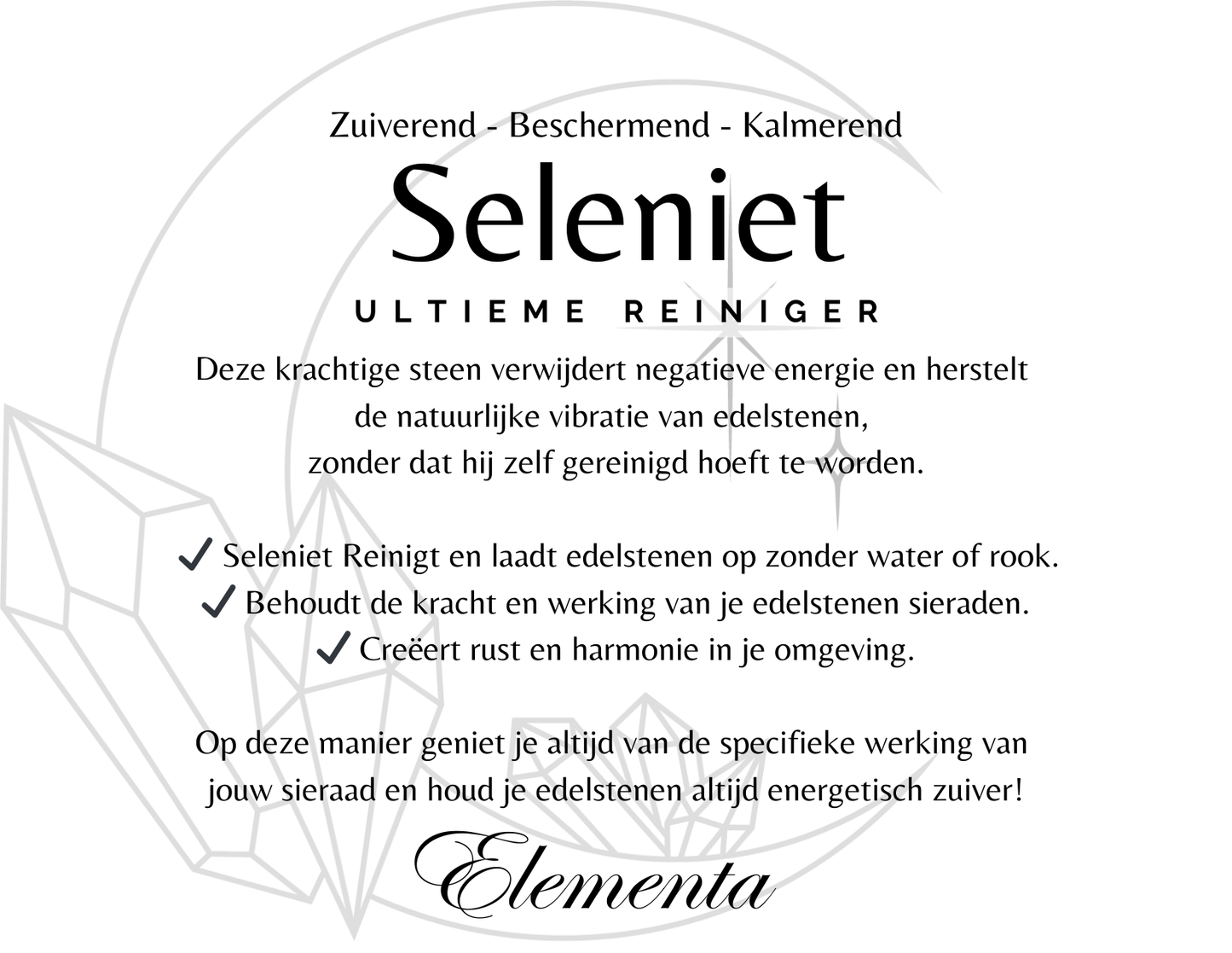 Seleniet oplaadschijf - Bloem Des Levens